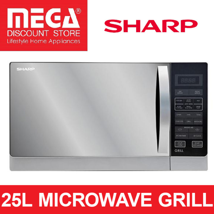 SHARP R72A1(Sm)V 25L MICROWAVE OVEN WITH GRILL Lazada Singapore