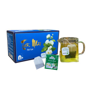 Trà Nhài Túi Lọc Tân Cương Xanh 40gr - Trà Túi Lọc Giảm Stress Thanh Lọc Cơ Thể