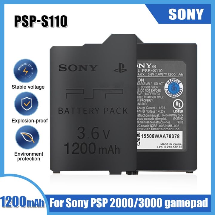 Rechargeable Battery Sony Psp S110 Psp Battery Pack 3.6v 1200mah Sony