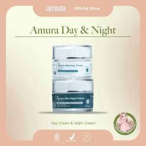 Amura Day & Night Cream - Anti Penuaan | UV Protection Mencerahkan & Melembapkan