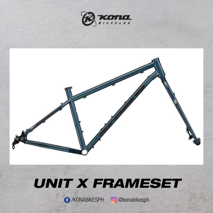 KONA Unit X Frameset Reynolds 520 Butted Cromoly Year Local