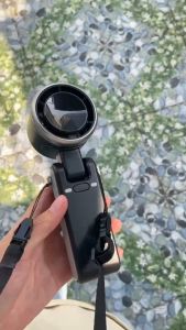 【Ra mắt sản phẩm mới】Quạt Cầm Tay Tích Điện 5 Bánh Turbo Pin Trâu 5 Cấp Độ Gió Xoay 180 Độ Gấp Gọn Tặng Kèm Dây Đeo Cổ Tiện Lợi