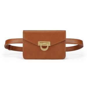 BAGSMART Waist Bag for Women PU Leather Fann Belt Bag Pouch Small Purse for Party Travel Hiking