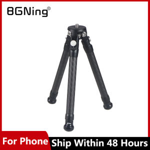 Chân máy di động Trọng lượng nhẹ Du lịch để bàn Chân đế video bằng sợi carbon Góc có thể mở rộng có thể điều chỉnh Hỗ trợ mini cho máy ảnh điện thoại2026