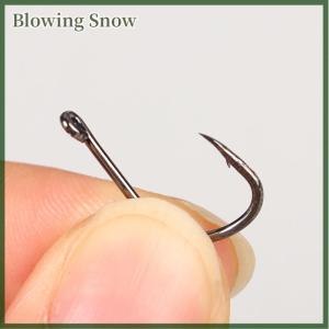 Blowing 100-500PCS Fishing Hooks Set High Carbon Steel Sharp Durable Barbed Fishhook Rock Fishing Equipment Gear Tackle Accessories