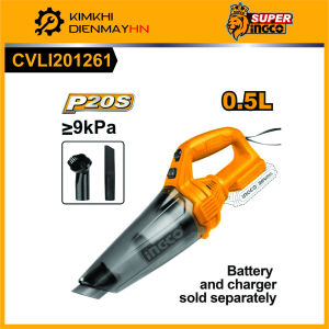 Máy hút bụi dùng pin INGCO 20V  CVLI201261 Không kèm pin và sạc