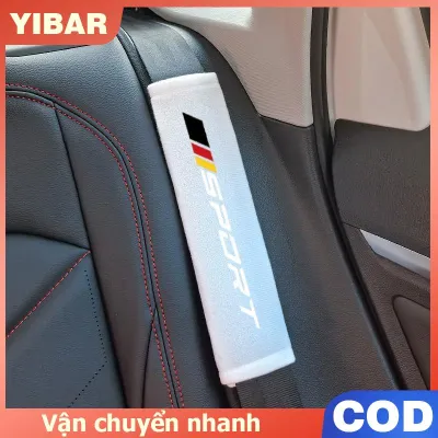 YIBAR 1 chiếc đệm dây an toàn ô tô mềm mại thoải mái đệm dây an toàn cá tính thời trang thích hợp sử dụng trên xe.
