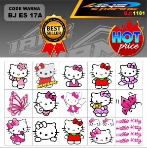 STICKER PACK HELLO KITTY LUCU / STICKER LAPTOP / STIKER HP KULKAS DLL / STIKER ESTETIK