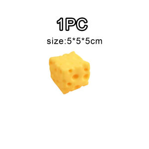 Cheese Shaped Stress Relief Toy Slow-Rebound Moldable Stress Ball queeze Toy Helps relieve anxiety and stress