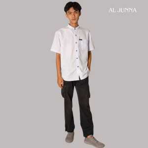 Kurta Embos Koko Premium Embos Motif Sultan Tangan Pendek Koko Pria Berkelas
