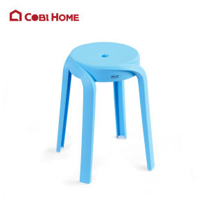 Ghế đôn nhựa đúc lốc xoáy có thể xếp chồng lên nhau tiết kiệm diện tích - Cobihome