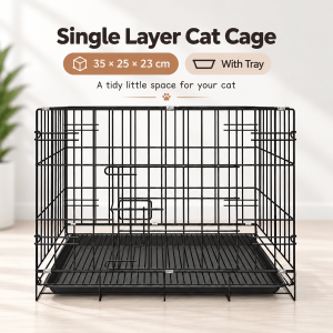 COD Heavy Duty Stainless Steel Dog Crate Large Pet Kennel for Medium Large Dogs with Wheels Removable Tray Dog Cage Easy to Clean Portable Cage for Big Dogs