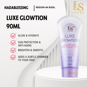 Luxe Skin Glowtion SPF50 Body Lotion Glow Shimmer Hydrating Bakuchiol 90ml