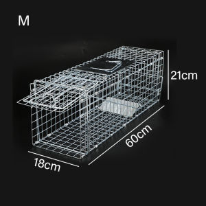 กรงดักแมว เหล็กเส้นชุบกาวาไนท์กันสนิม สามารถพับได้ จับแมวจรจัด จับแมว ดักจับแมว กรงดักจับแมว ปลอดภัยต่อคนและสัตว์ ใช้งาน จับได้จริง แข็งแรง ทนทาน กรงแมว กับดักแมว CatTrap