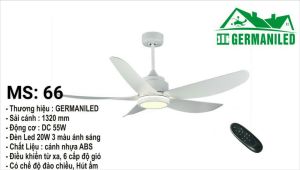 {BH 5 năm } Quạt trần đèn hiện đại động cơ DC lõi đồng  Đèn led 3 màu AS đảo chiều hút ẩm điều khiển từ xa GER66