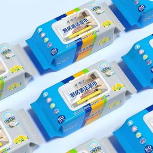 STV Tisu Basah Dapur Isi 80 Lembar Pembersih Minyak Praktis Kain Lap Basah Serbaguna Tissue Multifungsi Kitchen Wipes