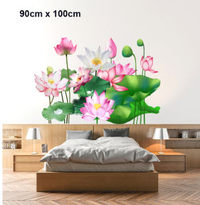 Chinese Style Gourd Wall Stickers 80x120cm Feng Shui Lucky Wall Decals with Golden Gourds Deer and Blessing Characters Removable Vinyl Mural for Home Decoration Living Room Bedroom Dining Room Office Background Wall Art