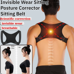 Adjustable Elastic Invisible Support Belt 3D Stretch Hunchback Correction Belt Hunchback Corrector Back Support Belt