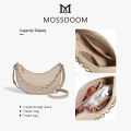 MOSSDOOM Tas Selempang Wanita Carina Bag Tas Bahu Bulan Sabit Modis. 