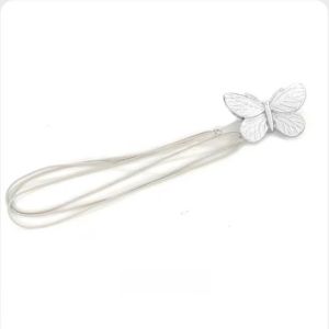 MUMU Khóa từ tính Dây buộc rèm từ tính Hình dạng con bướm Nhựa Giá đỡ dây rèm Dây thừng có thể điều chỉnh Dụng cụ giữ rèm Phụ kiện rèm