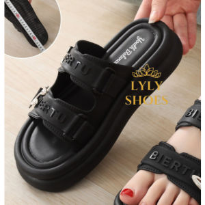 Sandal Selop Jelly Wanita Youth Balance Tali 2 Motif Gesper Pernik 1240-X1