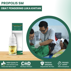 Obat Pengering Luka Sunat/ Khitan Luka Khitan Bernanah Obat Sunat Cepet Kering Mencegah Infeksi Obat Penghilang Bekas Jaitan Sunat Obat Pereda Nyeri Pada Luka Sunat Dengan Propolis SM