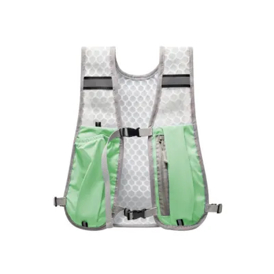 MUSASI Waterproof Nylon Running Water Bottle Storage Vest With Phone Holder Lightweight Running Vest Reflective Cycling Vest Outdoors