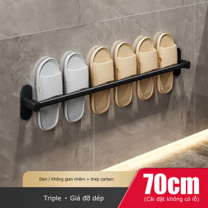 Giá treo dép giá treo khăn nhà tắm dán tường tiện lợi nhôm phun sơn tĩnh điện  Không cần đục lỗ kích cỡ đa dạng ALLIN