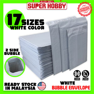 1pcs White Bubble Envelope Sampul Gelembung Parcel Bag Courier Bag With Bubble Wrap Envelope Bubble