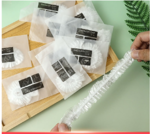 หมวกอาบน้ำโรงแรม แพ็ค 100 แบบหนาชิ้น หมวกคลุมผมอาบน้ำ หมวกคลุมผมใช้แล้วทิ้งสำหรับห้องน้ำในโรงแรม หมวกคลุมผม หมวกโรงแรม สำหรับห้องน้ำในโรงแรม รีสอร์ท และอพาร์ทเม้น