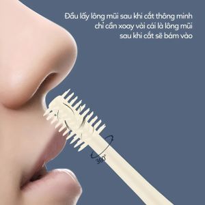 Dụng cụ tẩy lông mũi xoay 360 độ Thiết bị chăm sóc da Đồ gia dụng chăm sóc cá nhân