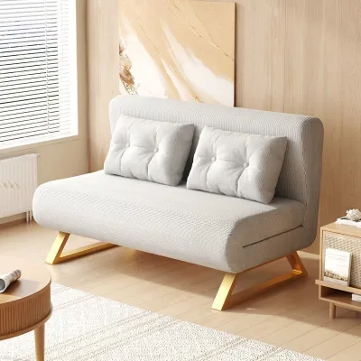 Sofa Single Folding Simple Sofa Bed Dual-use Small Apartment Living Room Balcony Multifunctional Double Nap