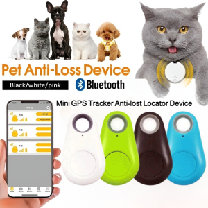 Mini GPS Tracker Anti-lost Locator Device Activity Trackers Wireless Bluetooth Tracker For Pet Dog Cat Kids Car Real Time Vehicle Smart Finder Locator Accessories