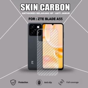 STIKER SKIN CARBON ZTE BLADE A54 / BLADE A35 / BLADE A55 / BLADE V40S / BLADE V40 VITA / BLADE V50 DESIGN 5G / BLADE V60 DESIGN / NUBIA MUSIC / NUBIA NEO 5G Back Skin Carbon 3D Garskin Anti Gores Belakang Hp Anti Jamur