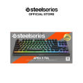 SteelSeries Apex 3 TKL Water-Resistant Wired Gaming Keyboard (64831). 