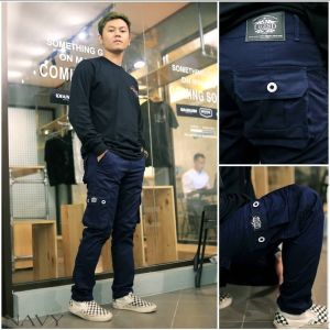 COD Celana Panjang Pria Cargo Kargo Distro