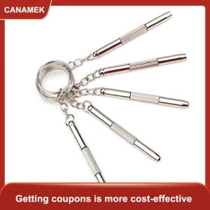 【CANAMEK】 3 trong 1 kính Screwdriver xách tay Keychain Screwdriver Đồng hồ sửa chữa Kit công cụ