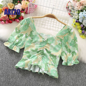 Aki20 Top for Woman Blouse for Woman 2024 New Design Fashion Chiffon Shirt Korean Style All-match Top Women Blouse Blouses for Women Styles 2024 Baju Perempuan