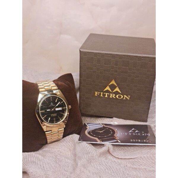 Fitron discount gold watch