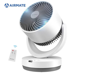 Airmate Air Circulation Fan: Small Desktop Electric Fan & Remote Control