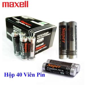 Bộ 8 Viên Pin Tiểu AAA Maxell Super 1.5V Cao Cấp (Đen)