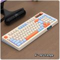 Zeus x Raiku Wired Rainbow LED Ligh Gaming Keyboard 98 Keys Silent Keys With Volume Knob Media Keys. 