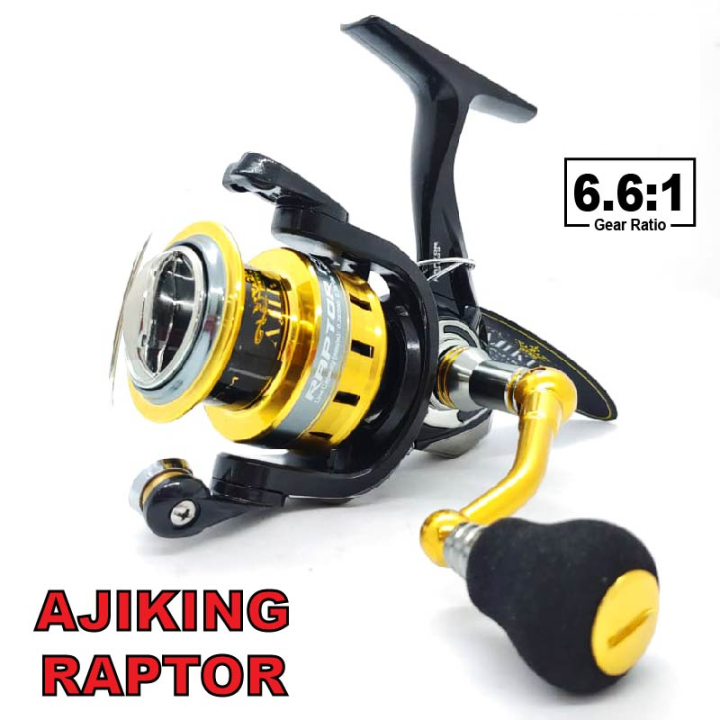 PESCA - AJIKING RAPTOR HIGH SPEED GEAR RATIO (6.6:1) 4-8kg MAX DRAG!  CHEAPEST PRICE! READY STOCK MALAYSIA! | Lazada