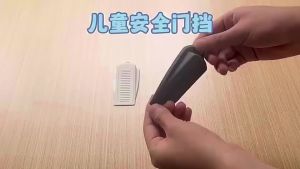 4PCS Rubber Windproof Door Stopper Eco Friendly Anti Slip Door Wedge Floor Protector Home Office Use