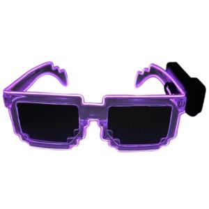 Glowing Party Sunglasses With High Tech Deisgn Lens LED Light Up Eyewears Costume Eyewears for Music Festival Rave