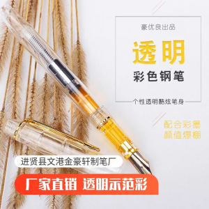 Smooth Writing Pen Business Pen 0.5mm Fountain Pen Calligraphy Pen Colored Ink Pen Business Pen for Student Teacher