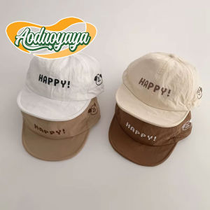Aoduoyayay Solid Letter Kids Baseball Cap Embroidery Children Girls Boys Sun Hat Spring Summer Outdoor Visor Baby Cap