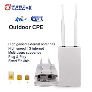 TIANJIE CPE905 Bộ Định Tuyến WiFi Ngoài Trời 150Mbps 4G Chống Nước Modem Phủ Sóng WiFi LAN LAN Mạng LAN RJ45 Ăng Ten Ngoài CPE