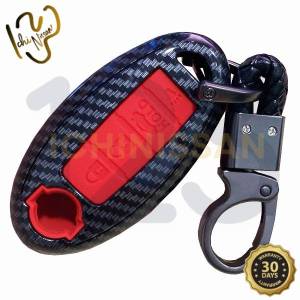 Case Carbon Smartkey Cover Key Kunci Nissan X-trail | ichi-7112