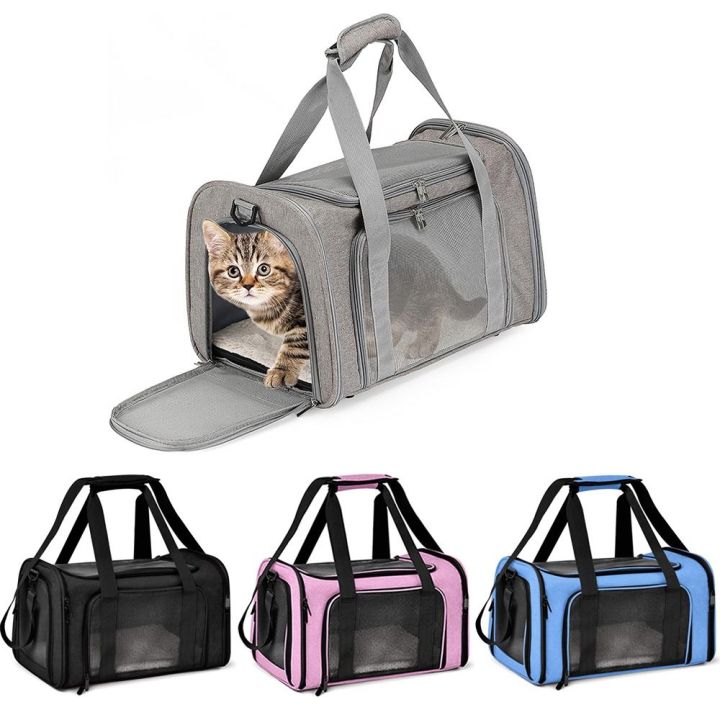 ZANWIT Soft Sided Pet Carrier Privacy Protection Collapsible Dog